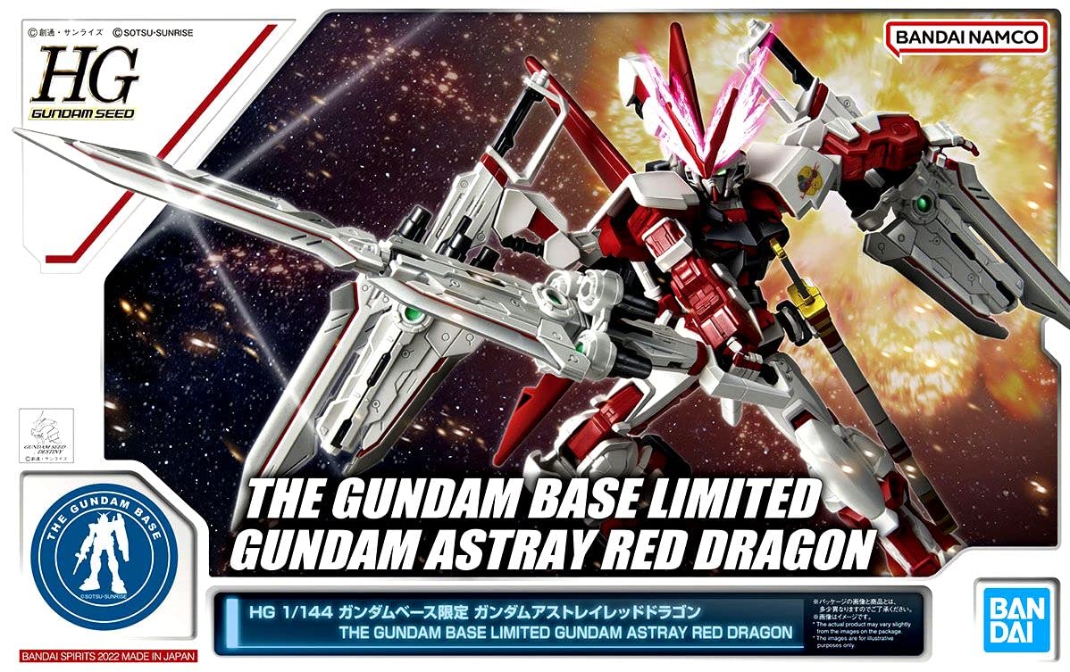 BANDAI HG 1/144 Gundam Base Limited Gundam Astray Red Dragon Mobile Suit Gundam SEED DESTINY ASTRAY