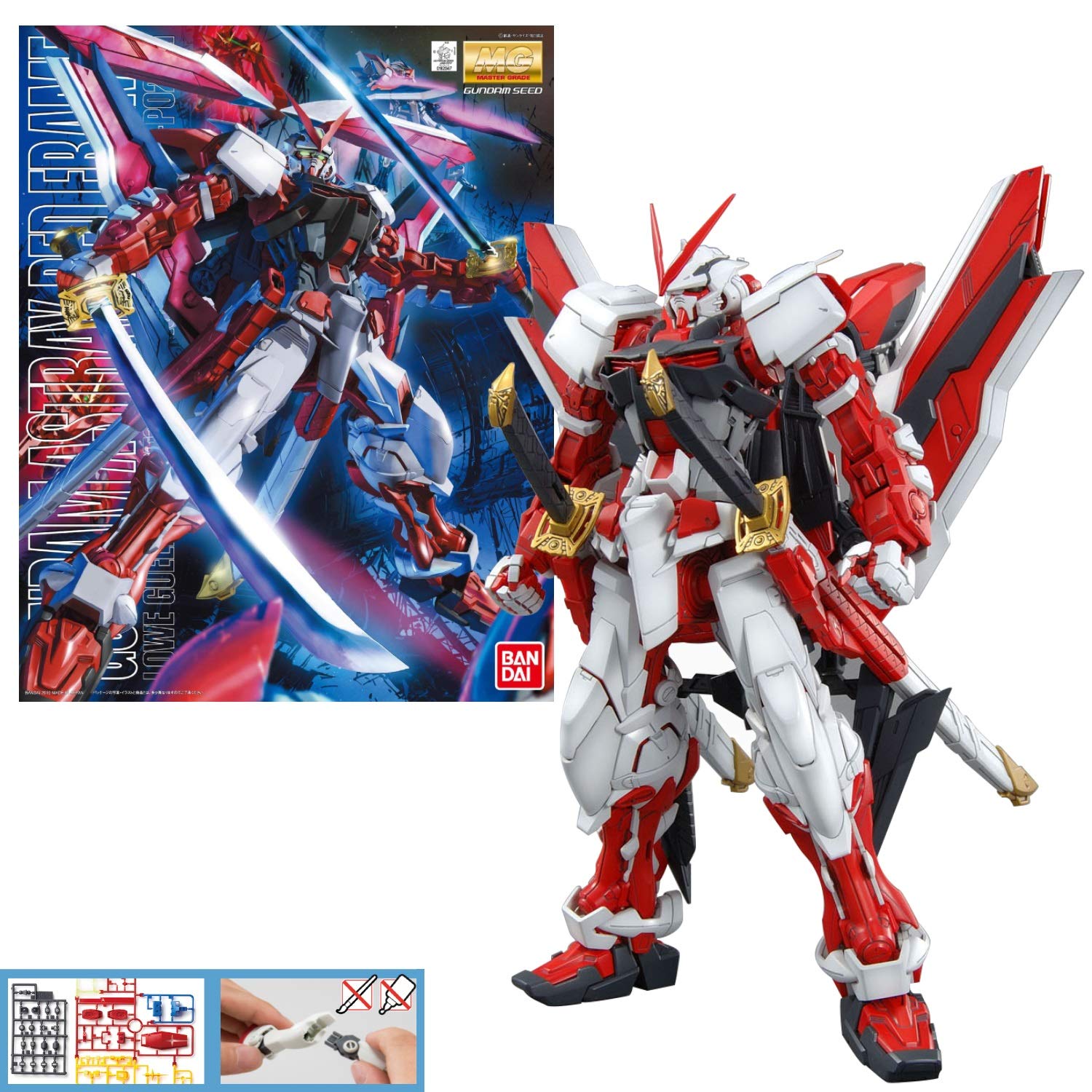 MG 1100 MBF-P02KAI Gundam Astray Red Frame Kai (Мобильный костюм Gundam SEED VS ASTRAY)